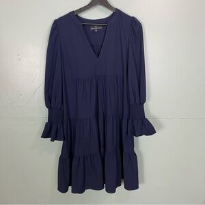 Pomander Place Navy Blue Dress